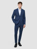 Essential Suit Navy Checks