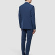 Essential Blazer Slim Navy Checks