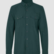 Essential Overshirt Pine Green