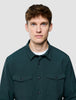 Essential Overshirt Pine Green