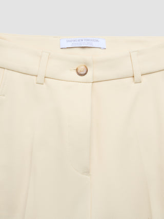 Women Essential Pants Tapered Misty Yellow