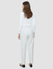 Women Essential Pants Tapered Off White
