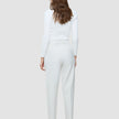 Women Essential Pants Tapered Off White