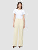 Women Essential Pants Wide Misty Yellow