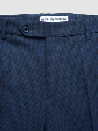 Essential Suit Pants Regular Navy Checks