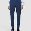 Essential Suit Pants Slim Navy Checks