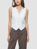 Women Essential Short Vest Off White