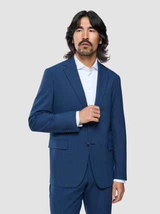 Essential Blazer Regular Marine Blue