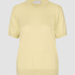 Women Fine Knit T-Shirt Sunlight Yellow