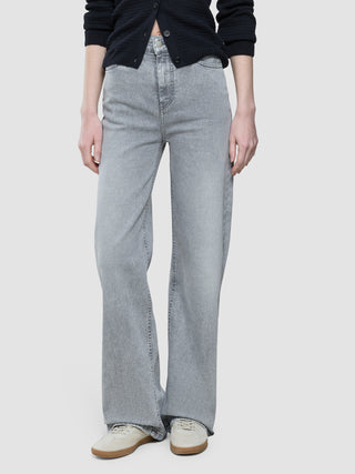Women's Classic Jeans Relaxed Light Grey Washed