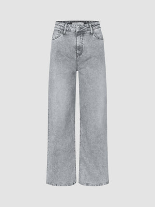 Women's Classic Jeans Relaxed Light Grey Washed