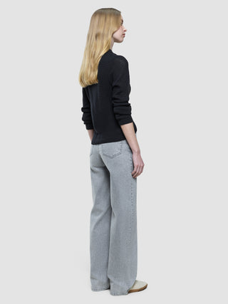 Women's Classic Jeans Relaxed Light Grey Washed