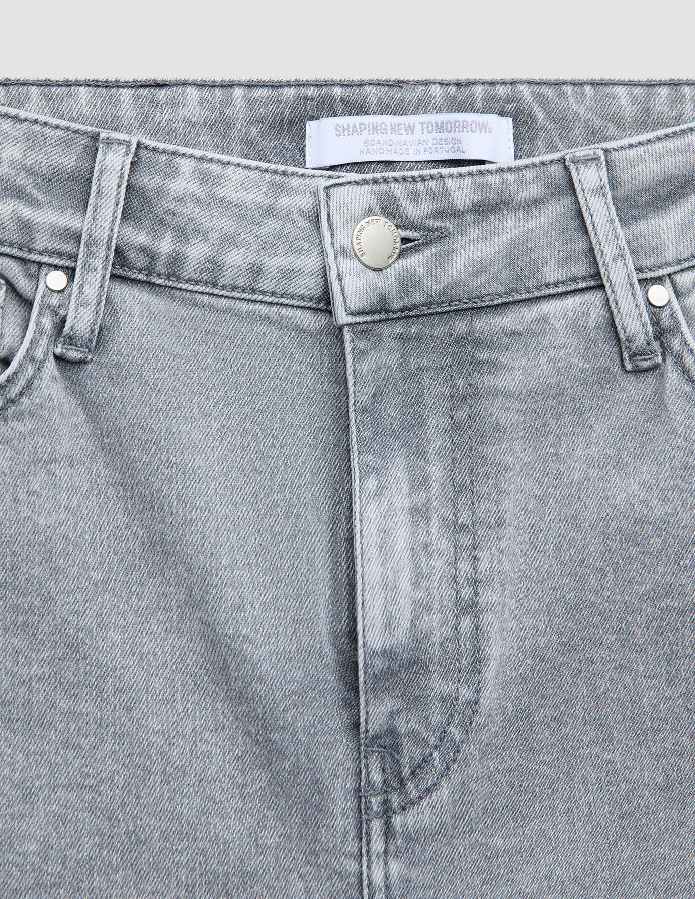 Women's Classic Jeans Relaxed Light Grey Washed