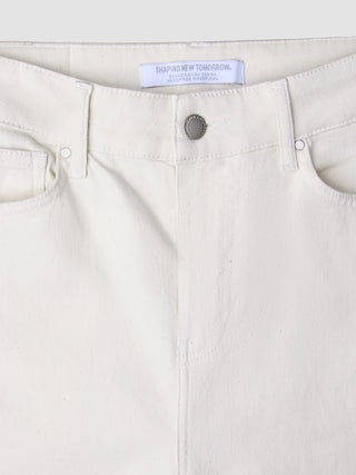 Women's Relaxed Jeans Off White