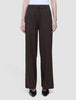 Women's Linen Pants Relaxed Espresso