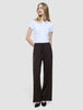 Women's Linen Pants Relaxed Espresso