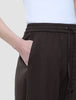 Women's Linen Pants Relaxed Espresso