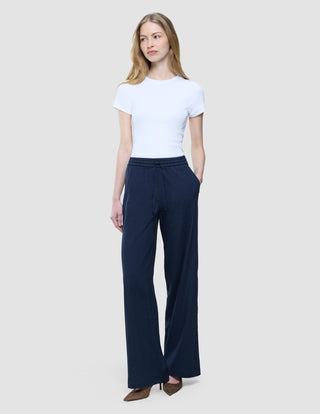 Women Linen Pants Relaxed Night Sky