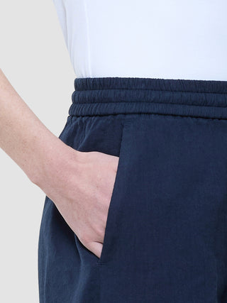 Women Linen Pants Relaxed Night Sky