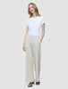 Women's Linen Pants Relaxed Sandy Beige