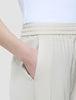 Women's Linen Pants Relaxed Sandy Beige