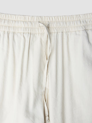 Women's Linen Pants Relaxed Sandy Beige