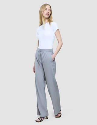 Women Linen Pants Relaxed Stone Grey