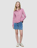 Women's Linen Shirt Dusty Cerise
