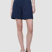 Women Linen Shorts Relaxed Night Sky