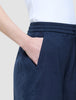 Women Linen Shorts Relaxed Night Sky