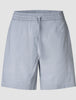 linen set stone grey top relaxed shorts