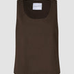 Women Linen Top Espresso