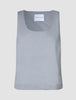 Women Linen Top Stone Grey