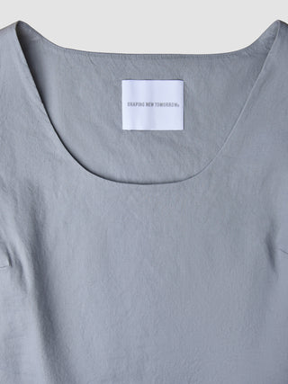 Women Linen Top Stone Grey