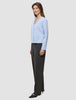 Madison Blouse Powder Blue