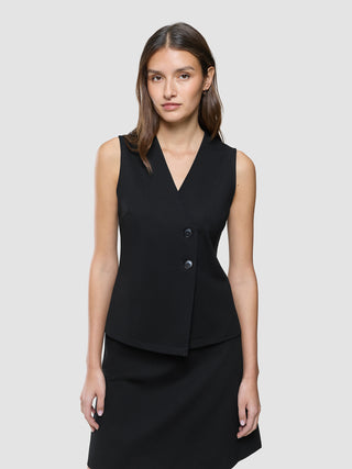 Women Marin Vest Short Black