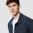 Matteo Denim Overshirt Washed Black