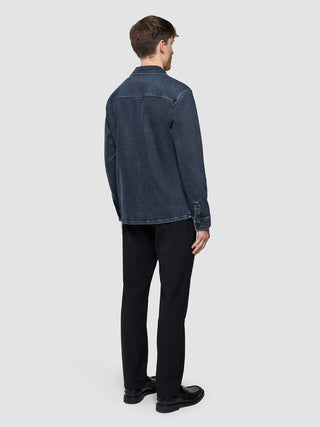 Matteo Denim Overshirt Washed Black