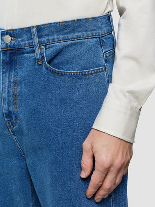 Matteo Jeans Relaxed Fit Mid Blue