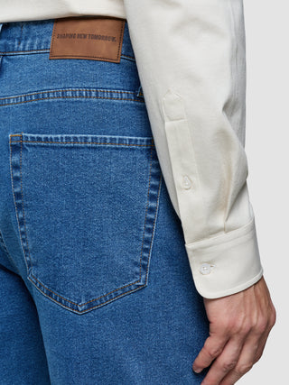 Matteo Jeans Relaxed Fit Mid Blue