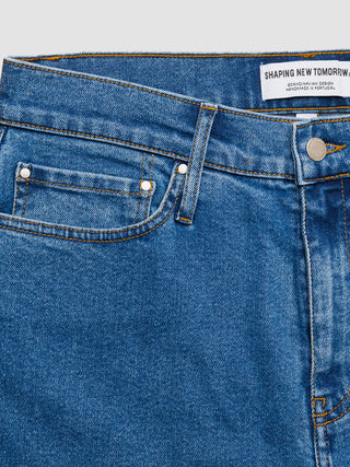 Matteo Jeans Relaxed Fit Mid Blue