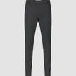 Motion Suit Pants Slim Pepper Grey – slim-fit bukser i gråt 360°-stretch med knaplukning og bæltestropper.