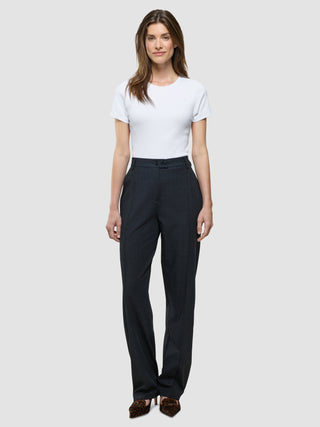 Women Nara Pants Straight Grey Flint