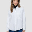 Oversized Long Sleeve Shirt White