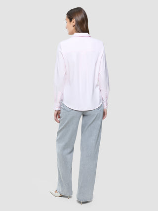 Women Oxford Shirt Barely Pink Regular