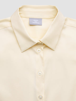 Women Oxford Shirt Misty Yellow Regular