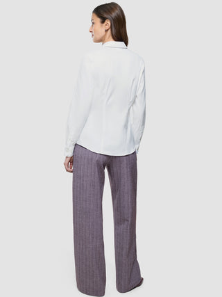 Women Oxford Shirt White Slim