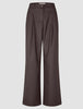 Women Raina Pants Wide Chestnut Pinstripe