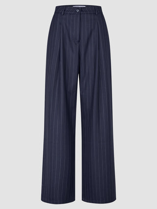 Women Raina Pants Wide Night Sky Pinstripe
