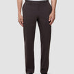 Refine Cotton Pants Relaxed Fit Dark Brown